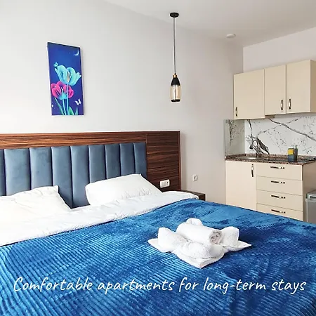 Cozy Sea View Queen Bed Studio#2 Free Wi-Fi Washer Balcony Bidet Batumi Exterior photo